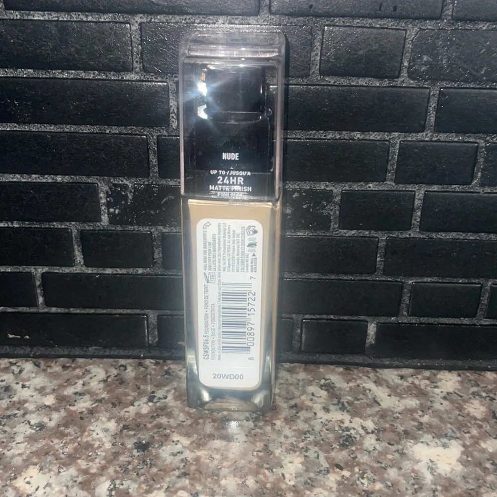 NEW NYX Can’t Stop Won’t Top Full Coverage Foundation Nude 6.5